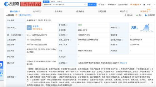 中煤深圳研究院在山西成立能源化工公司 注冊資本1億元