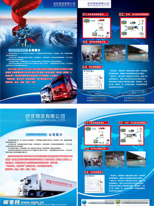 物流公司單頁設(shè)計圖 dm宣傳單